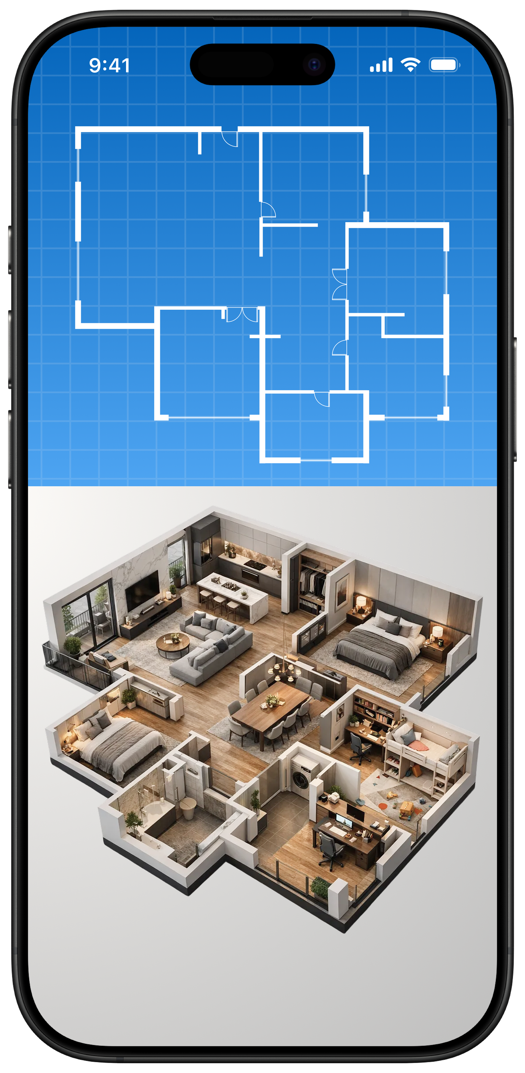 3D floor plan